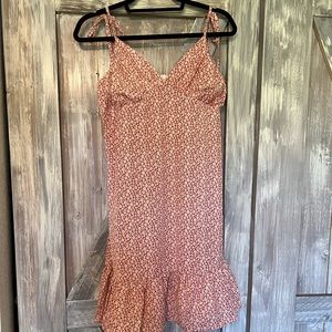 SHEIN sun dress with tie straps NWOT